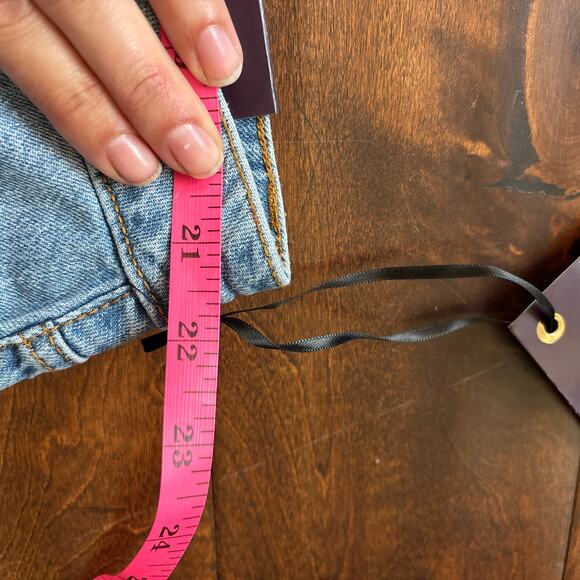 NWT Ava & Viv High Rise Relaxed Fit Denim A-Line Skirt Light Wash Womens Size 22 - Picture 8 of 9